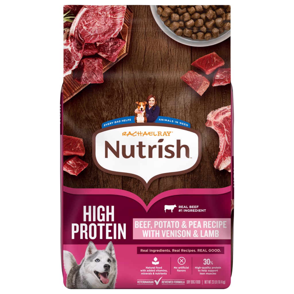 Nutrish High Protein Dog Food 23 pounds