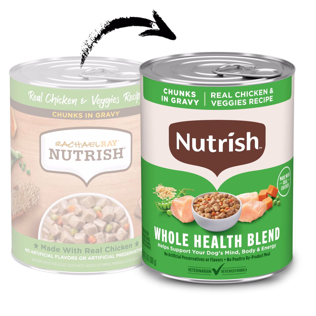 Old and new packaging