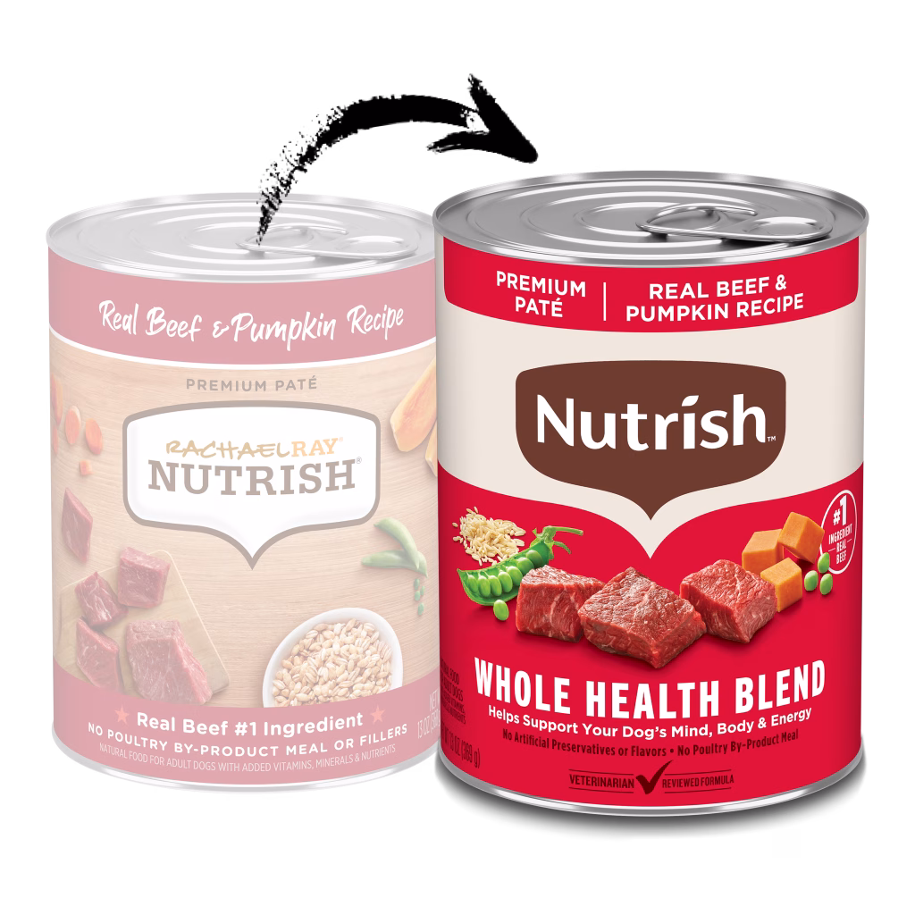 Old and new packaging