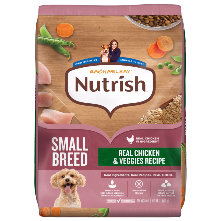 Rachael Ray Nutrish Small Breed Real Chicken and Veggies Recipe dry dog food