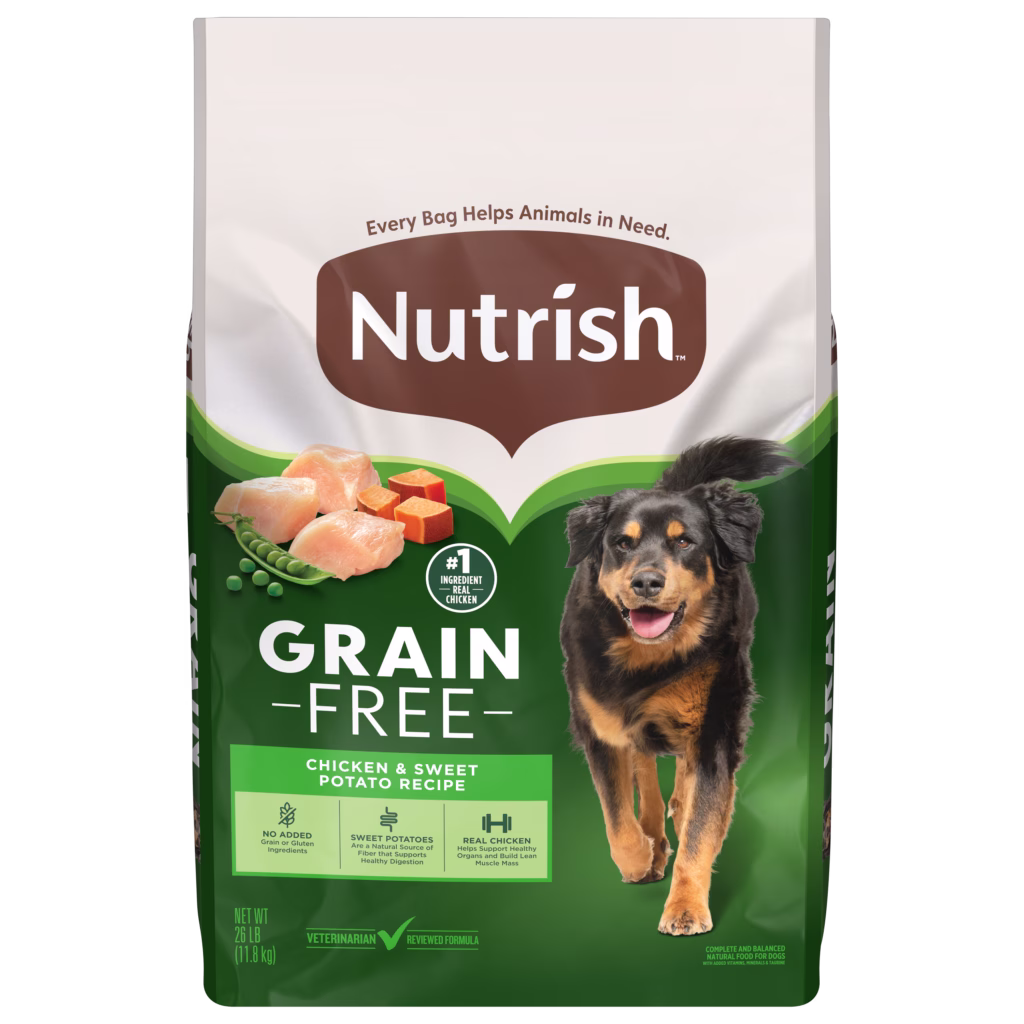 Nutrish grain free dog food