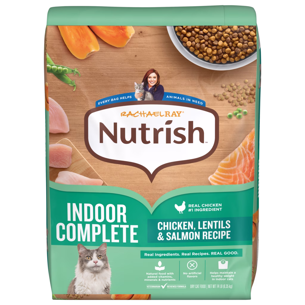 indoor complete chicken, lentils, and salmon 14 lb bag