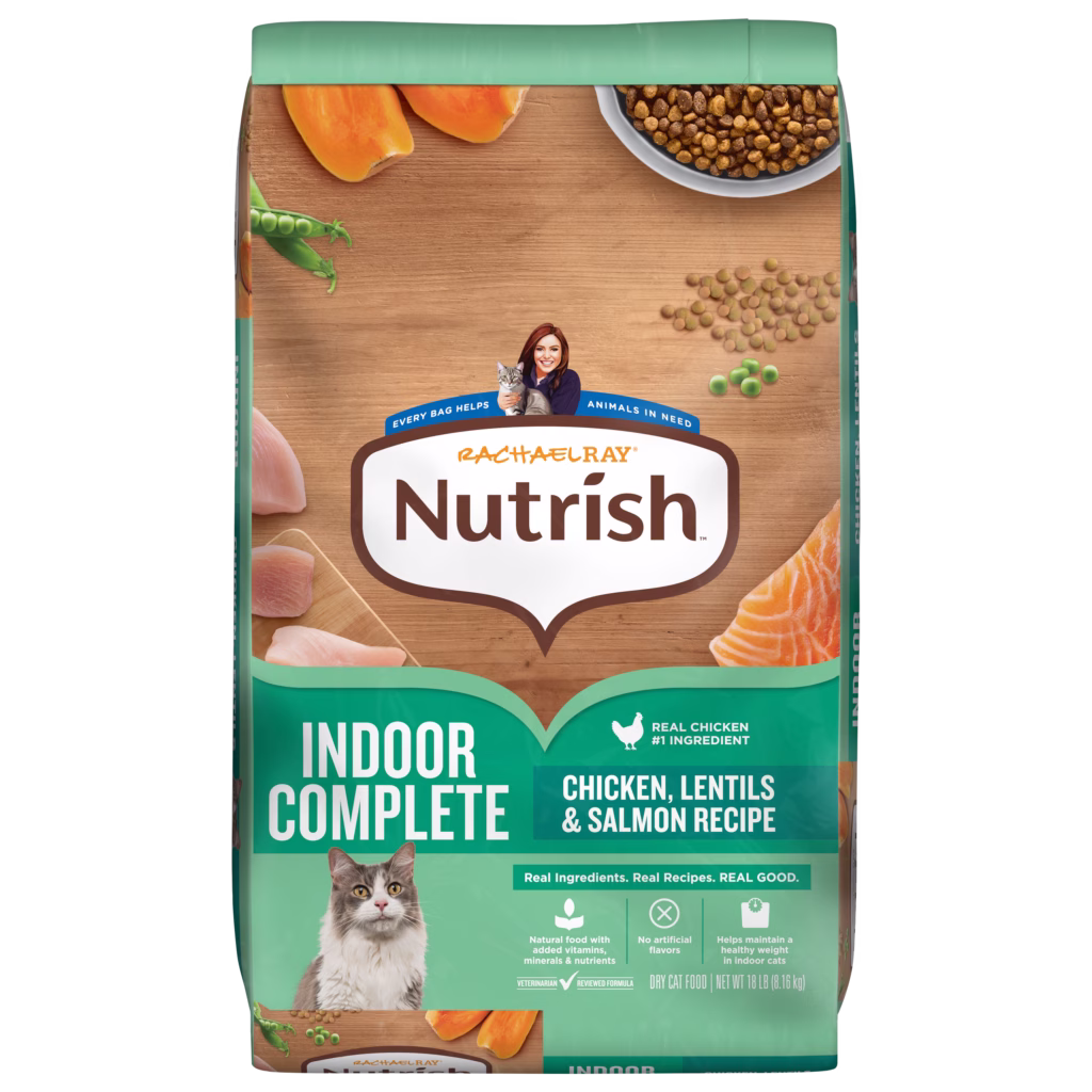 indoor complete chicken, lentils, and salmon 18 lb bag