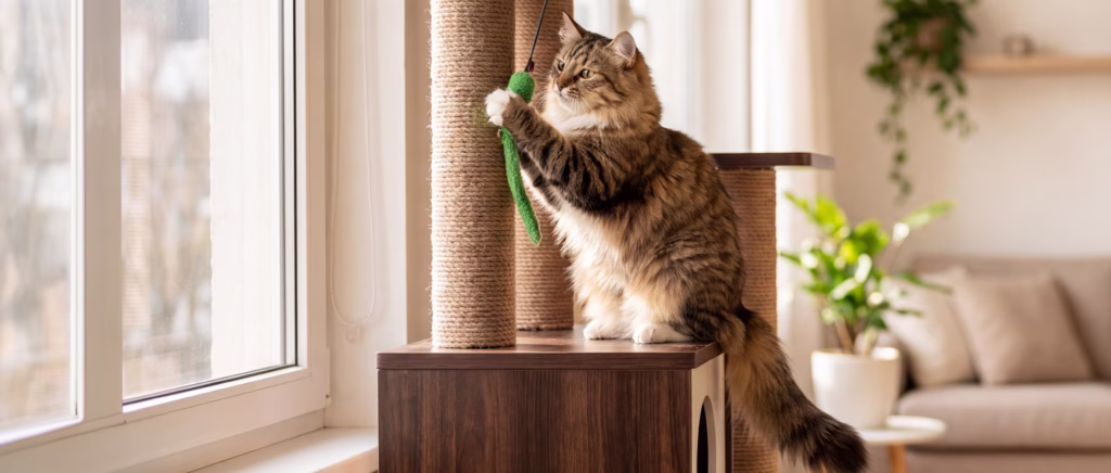 cat playing