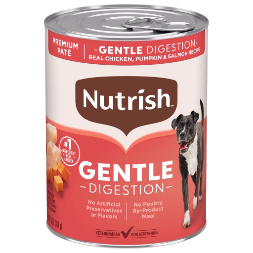 Nutrish Gentle Digestion Real Chicken, Pumpkin & Salmon Recipe Premium Paté Wet Dog Food