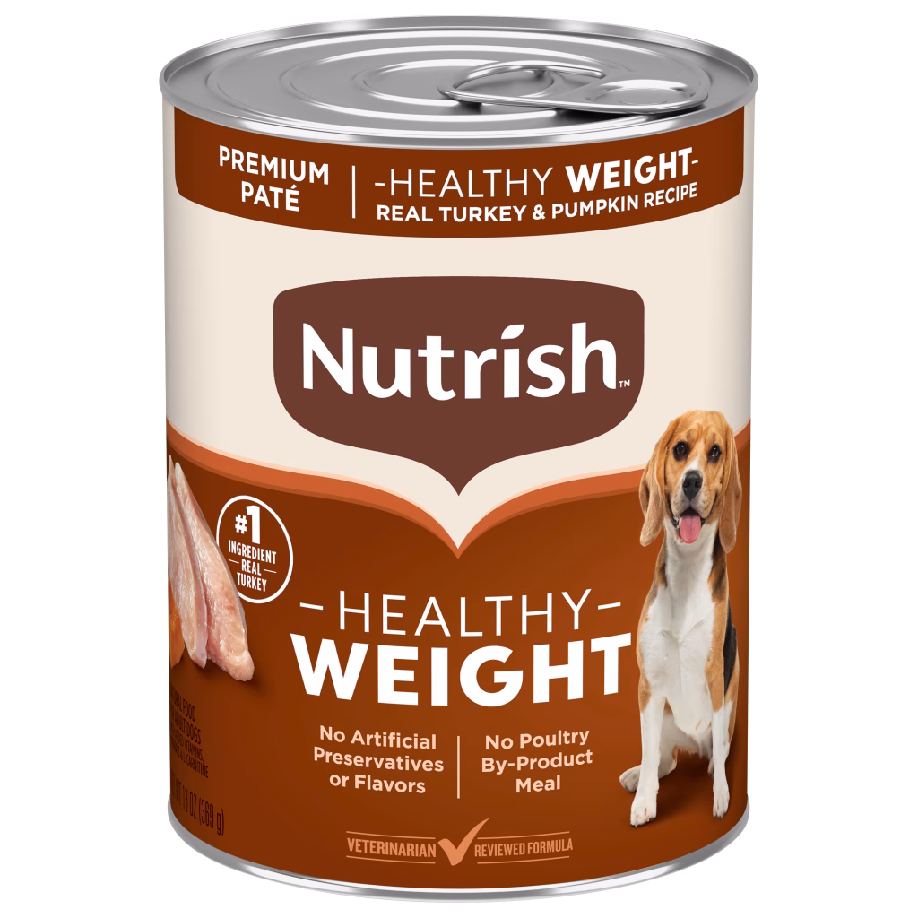 Nutrish Healthy Weight Real Turkey & Pumpkin Recipe Premium Paté Wet Dog Food