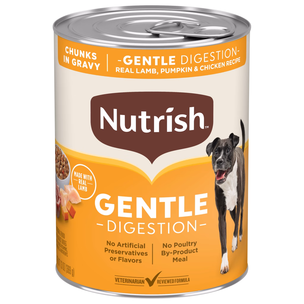 Gentle Digestion Chunks in Gravy dog food
