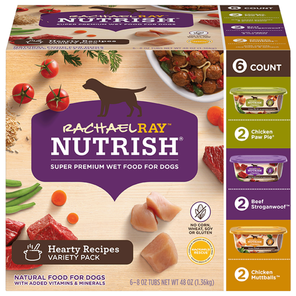 Nutrish Hearty Recipes Variety Pack Wet Dog Food