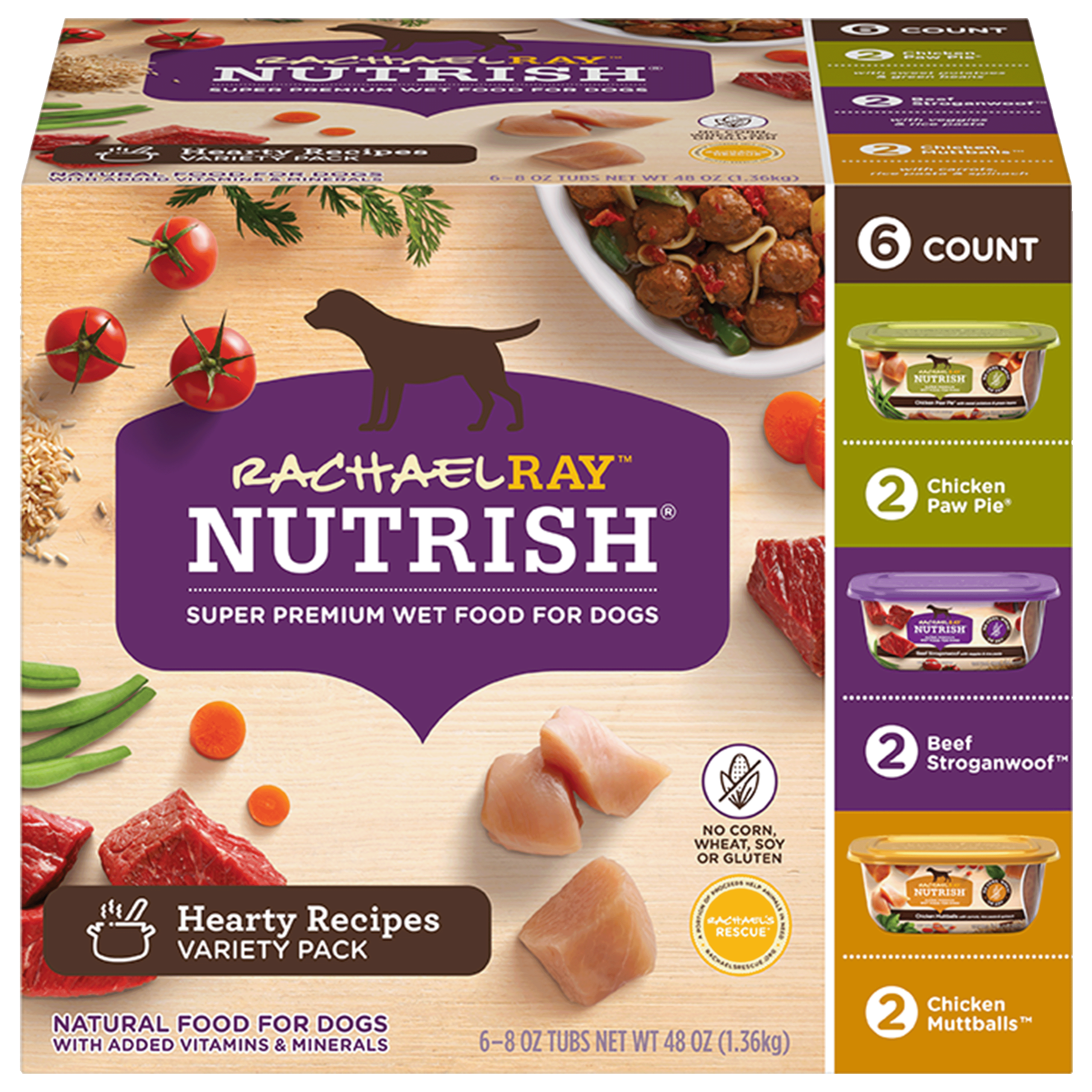 Nutrish® Hearty Recipes Variety Pack Wet Food for Dogs