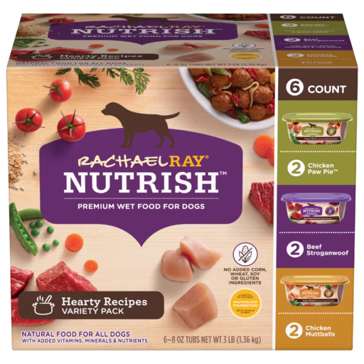 Nutrish Hearty Recipes Variety Pack Wet Dog Food