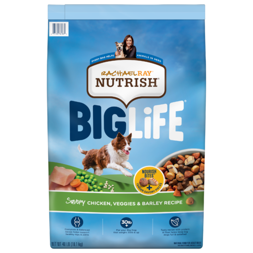 Nutrish Big Life Savory Chicken Veggies Barley Dry Dog Food