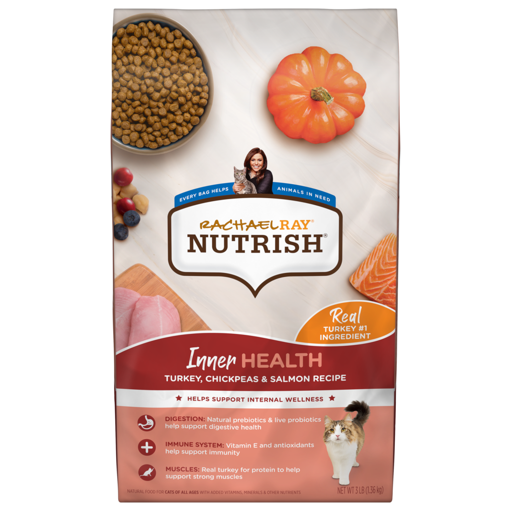 Nutrish Inner Health Turkey Chickpea Salmon Dry Cat Food