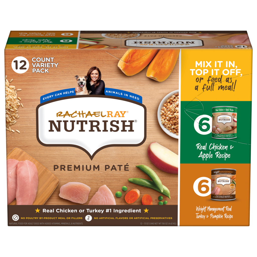 Nutrish Premium Pate Chicken or Turkey Variety Pack Wet Dog Food