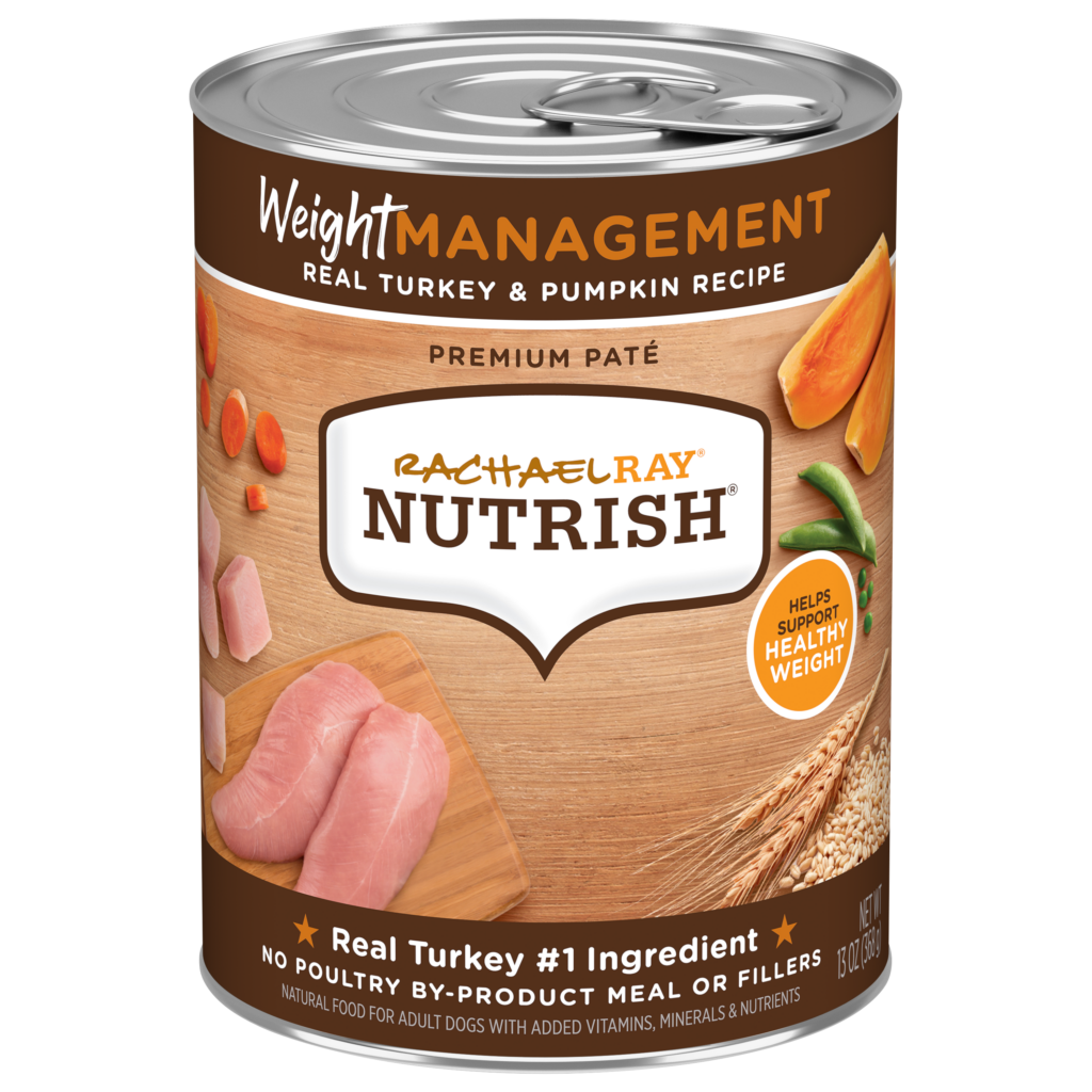 Nutrish Premium Pate Real Turkey Pumpkin Wet Dog Food Can