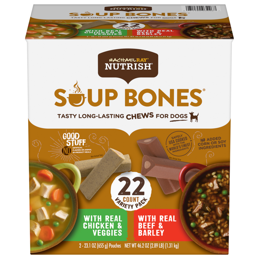 Nutrish Soup Bone Chick Veggies And Beef Barley Variety Pack Dog Treats
