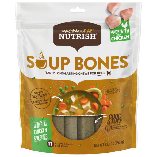 Nutrish Soup Bone Chicken Veggies Dog Treats