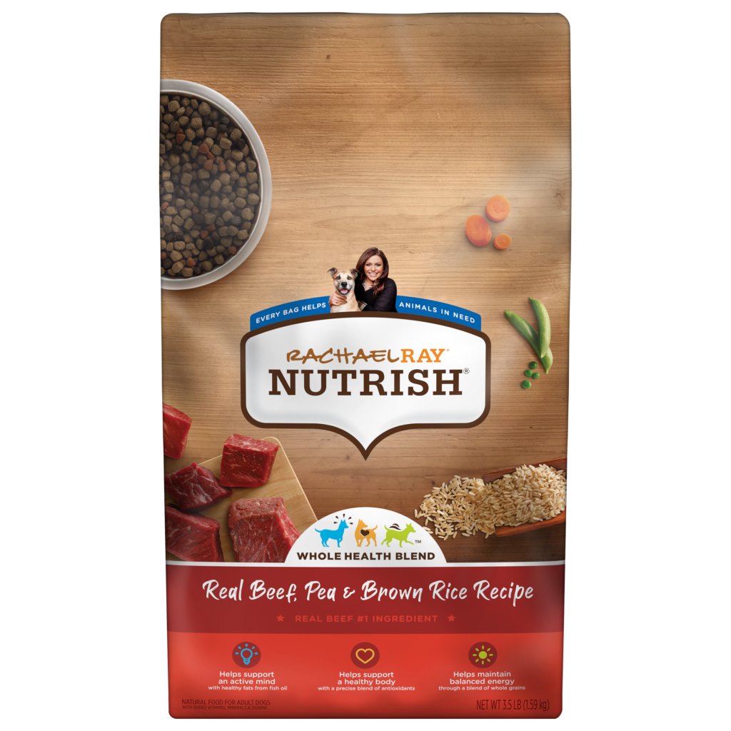 Nutrish Whole Health Beef Pea Brown Rice Dry Dog Food