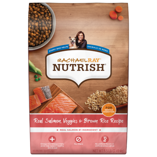Nutrish Whole Health Salmon Veggies Brown Rice Dry Dog Food