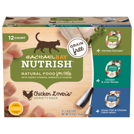 Nutrish Grain Free Chicken Lover's Variety Pack Wet Cat Food