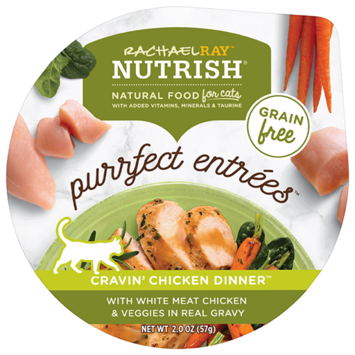 Nutrish Purrfect Entrees Grain Free Cravin' Chicken Dinner Wet Cat Food