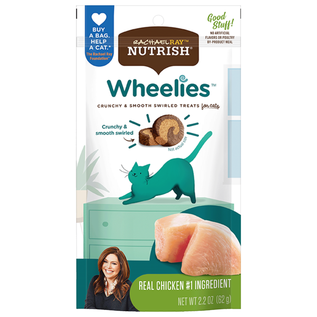 Nutrish Wheelies Chicken Flavor Cat Treats