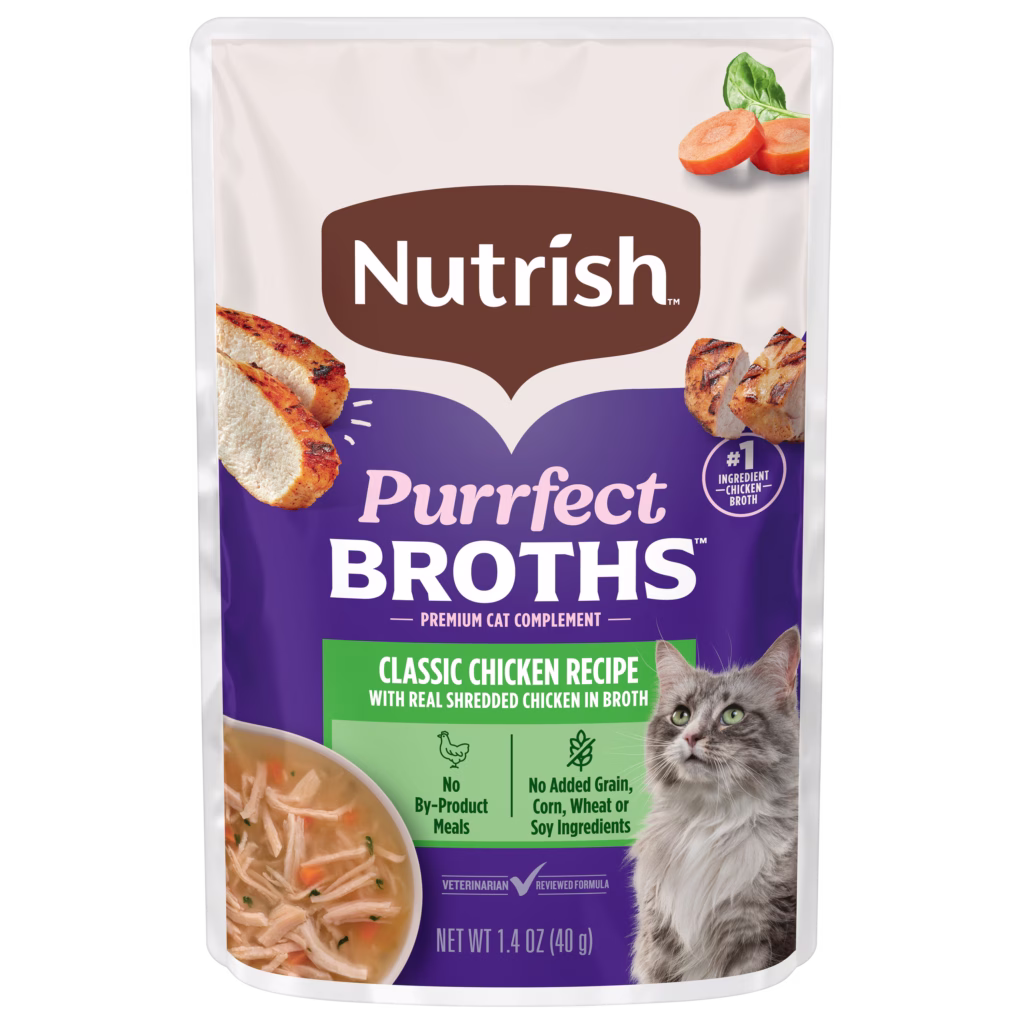 Nutrish Purrfect Broths Classic Chicken Cat Treats