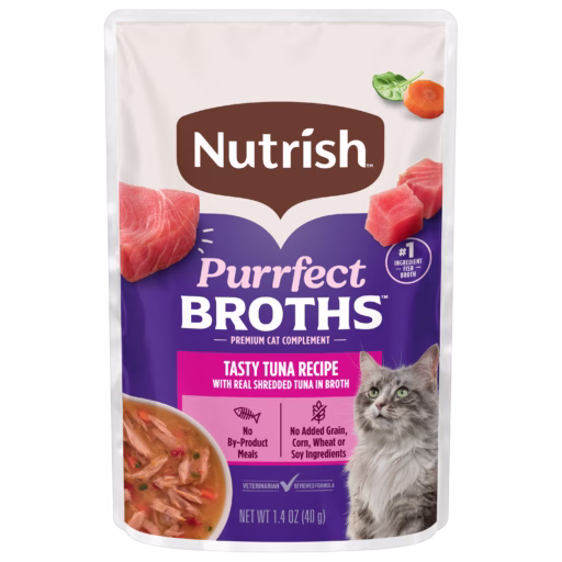 Nutrish Purrfect Broths Tasty Tuna Cat Treats