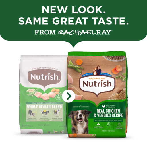 Rachael Ray® Nutrish™ Large Breed Real Chicken, Pea, Brown Rice & Carrot Recipe Whole Health Blend Dry Dog Food